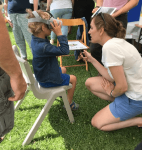 Lines formed to see the plans in Virtual Reality